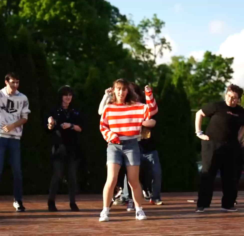 DJ RoLo played dance music for Radiant Health's Mental Health Matters Stage.