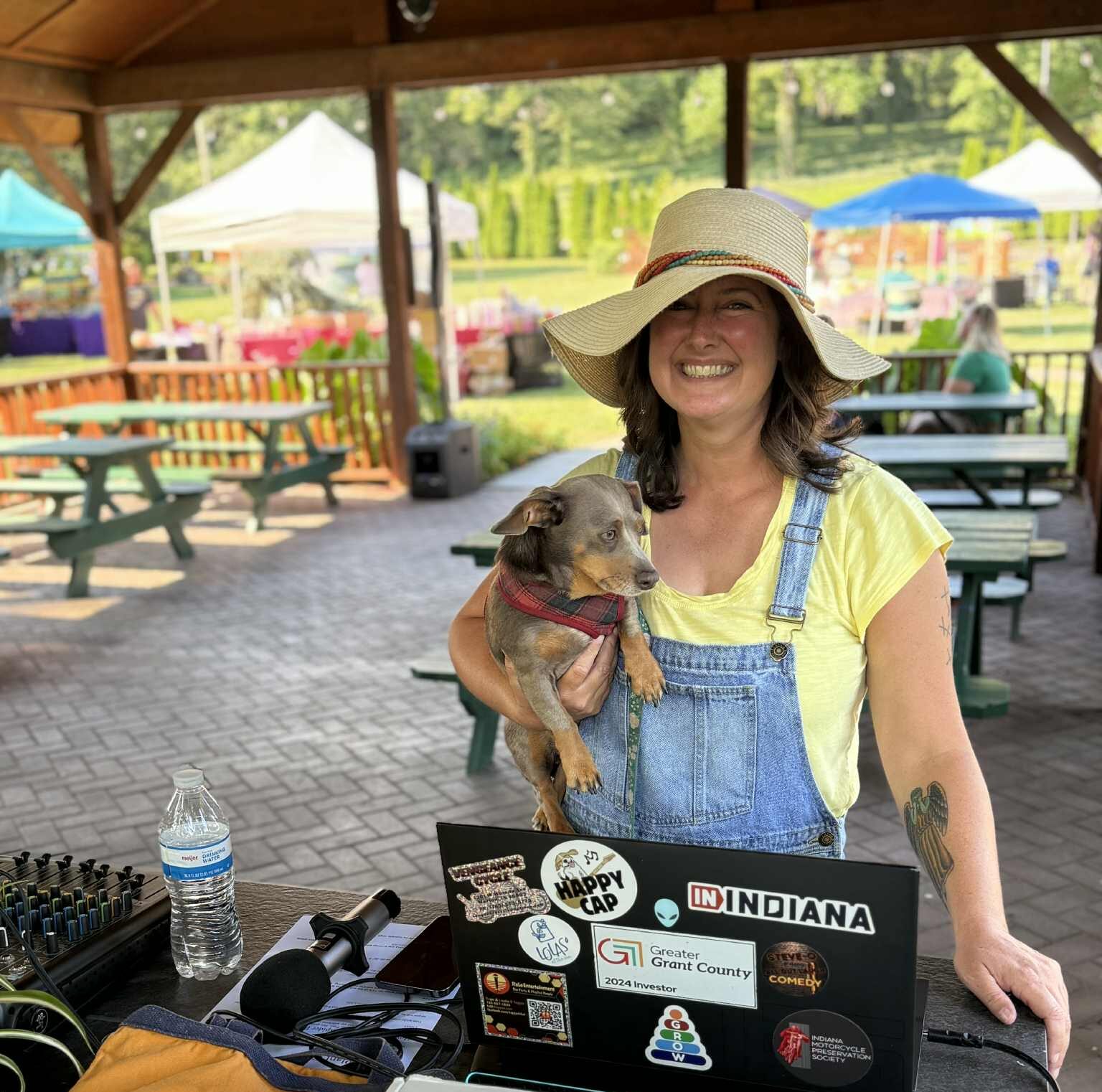 DJ RoLo provides professional DJ and emcee services at the City of Marion, Indiana Farmers Market, engaging the community with music and entertainment.
