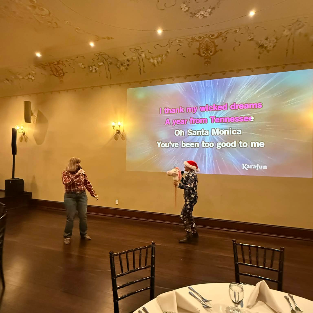 Company Christmas Party featuring Karaoke