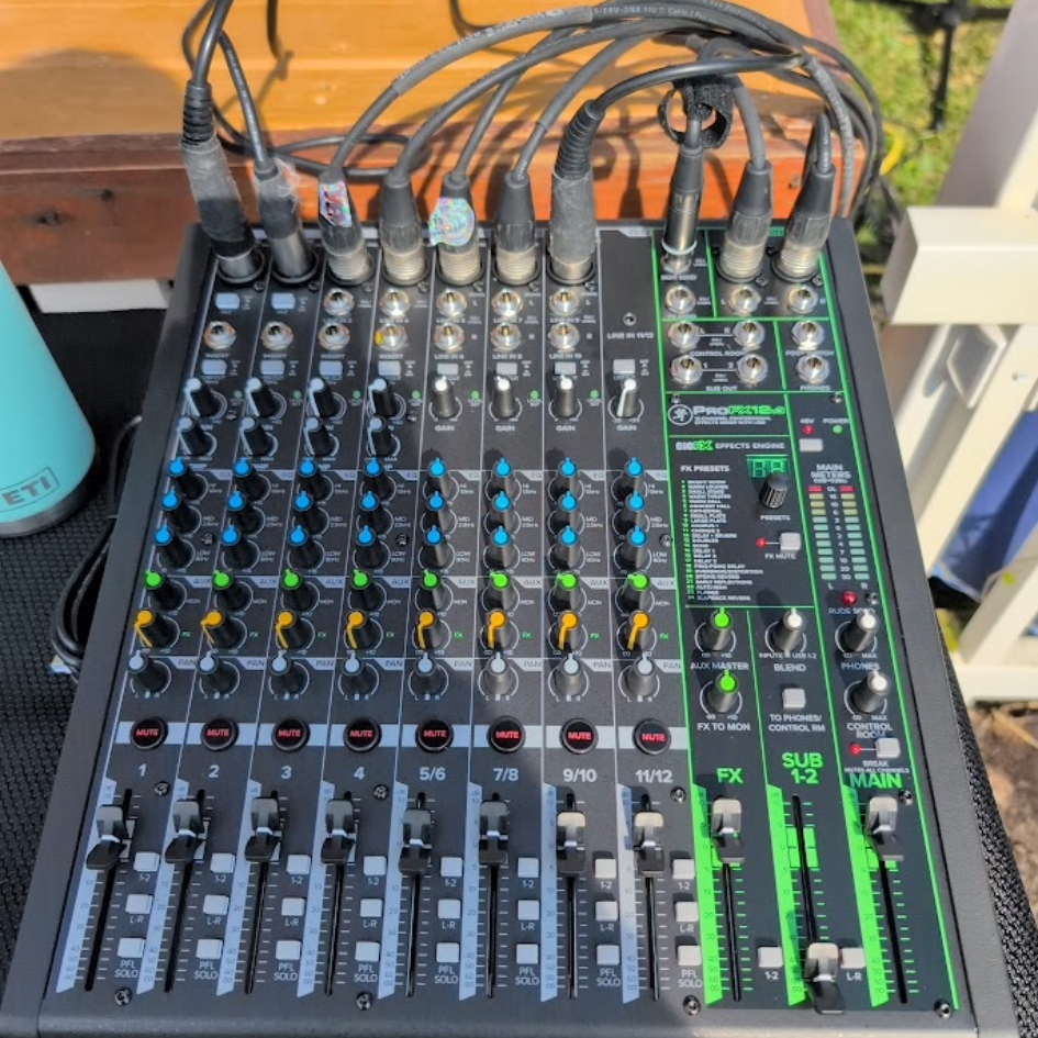 Live Sound at Amplify Marion, acoustic stage